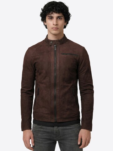 Crone Between-Season Jacket 'EPIC' in Brown: front