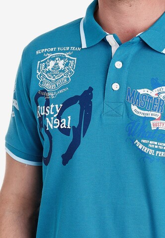Rusty Neal Poloshirt in Blau