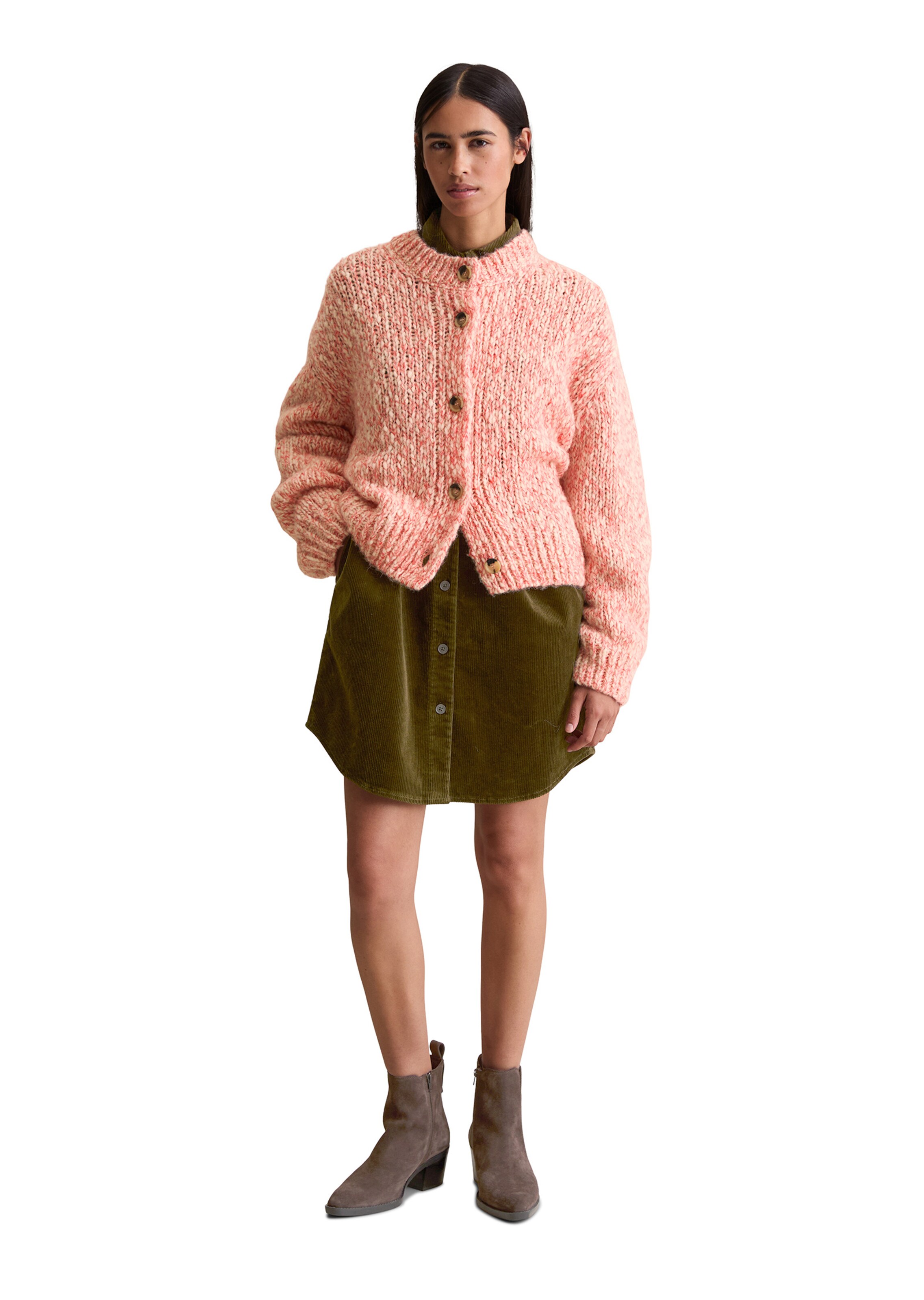 Marc O'Polo DENIM Knit cardigan in Pink
