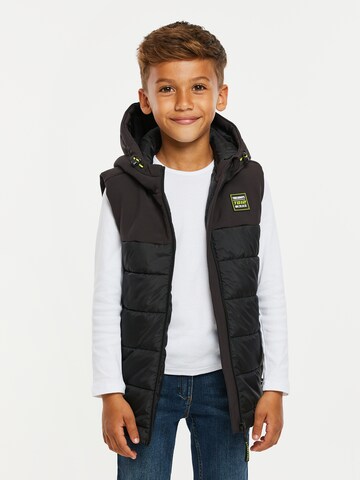 Gilet Threadboys en noir : devant