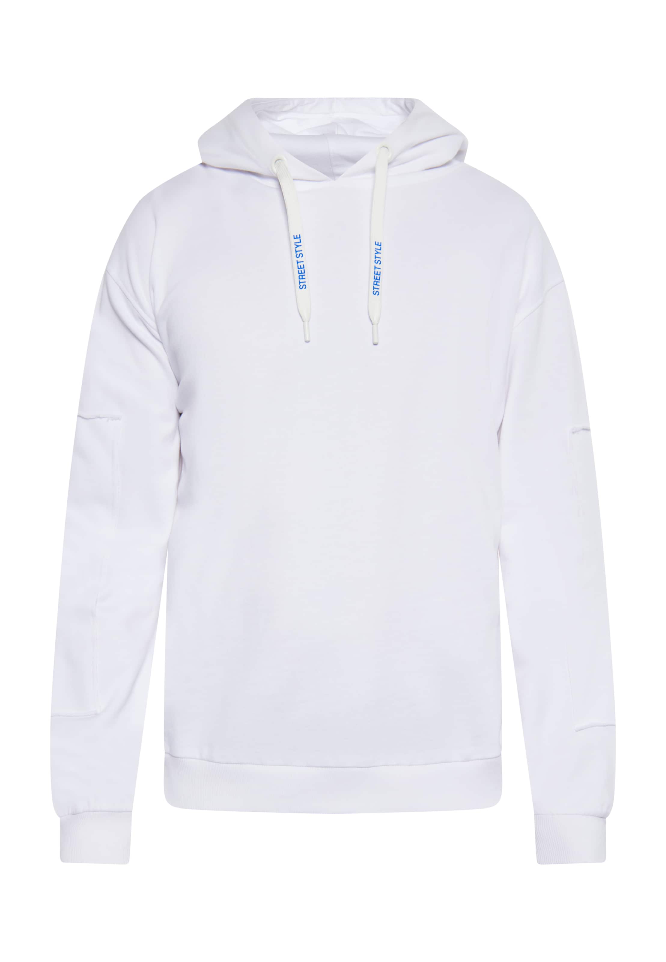 boline Sweatshirt in Wit: voorkant