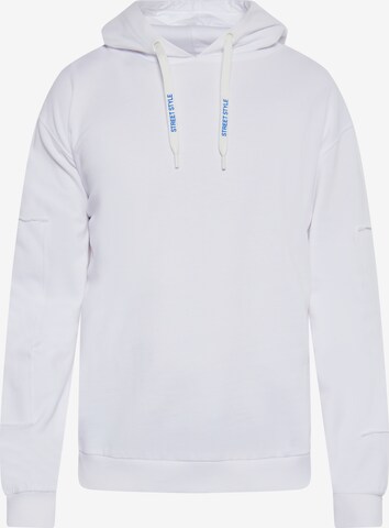 boline Sweatshirt in Wit: voorkant