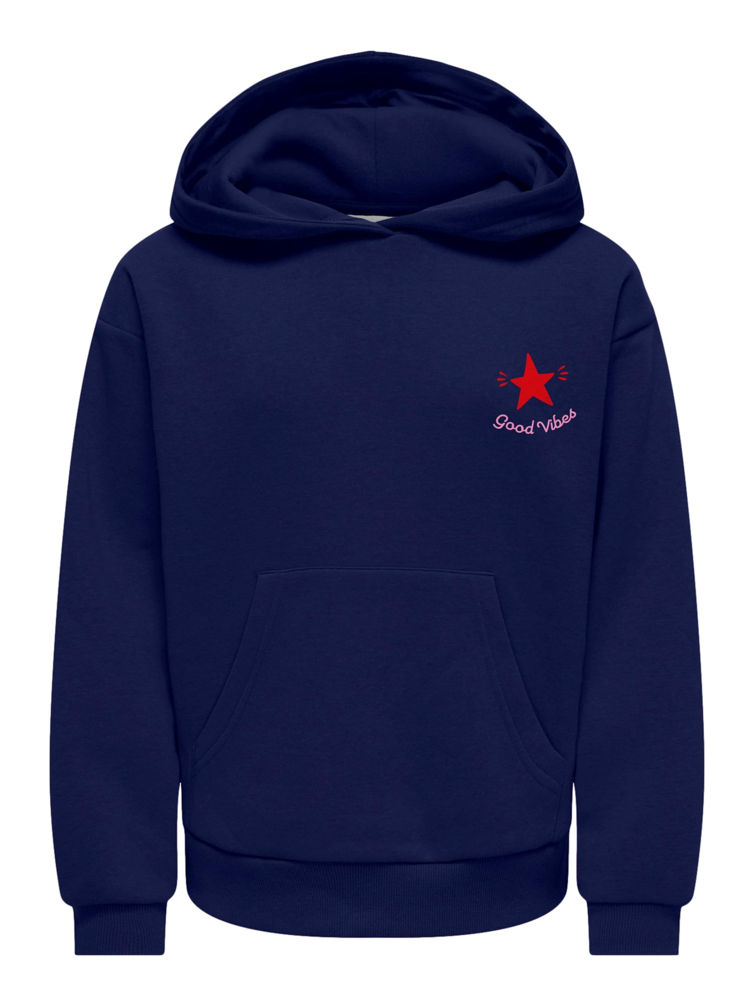 Pull-over 'Marisa Smile' ONLY GIRLS en bleu : devant