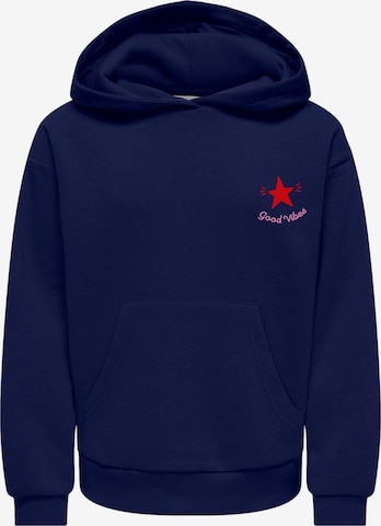 Pull-over 'Marisa Smile' ONLY GIRLS en bleu : devant