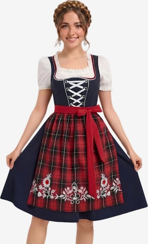 Yesfashion Dirndl in Rot: Vorderseite