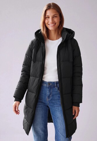 Street One Studio Winter Coat in Black: front