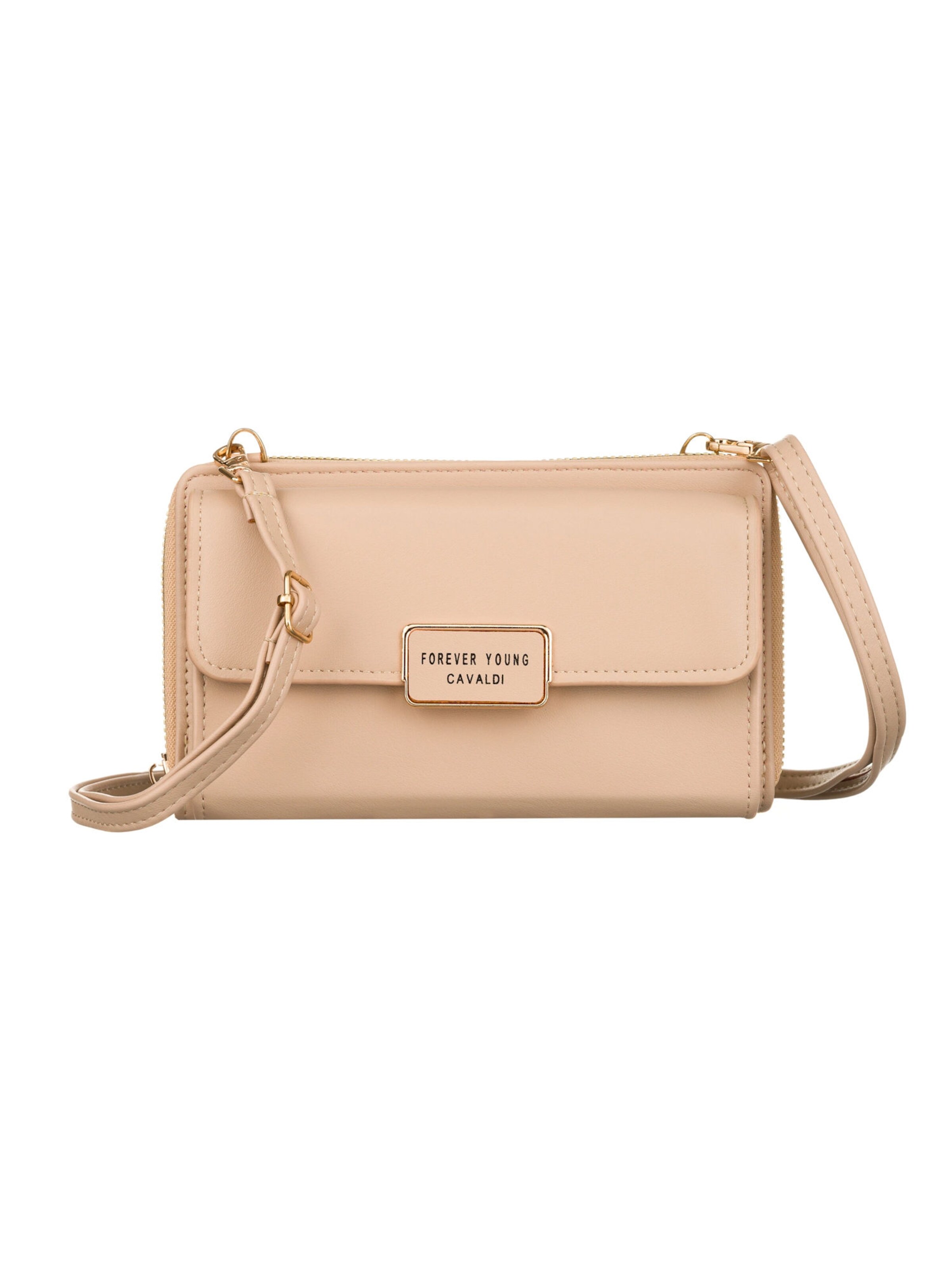 Tomshop24-7 Handbag 'Cavaldi Mary 2-in-1' in Beige: front