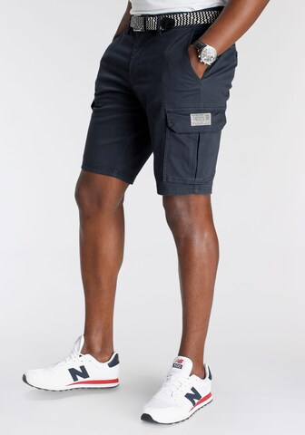 DELMAO Regular Shorts in Blau