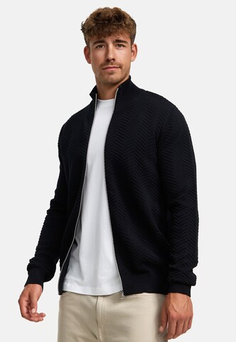 Kronstadt Strickjacke 'Carlo' in Schwarz