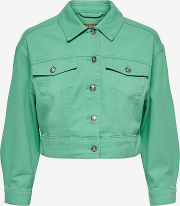 Only Petite Between-Season Jacket in Green: front