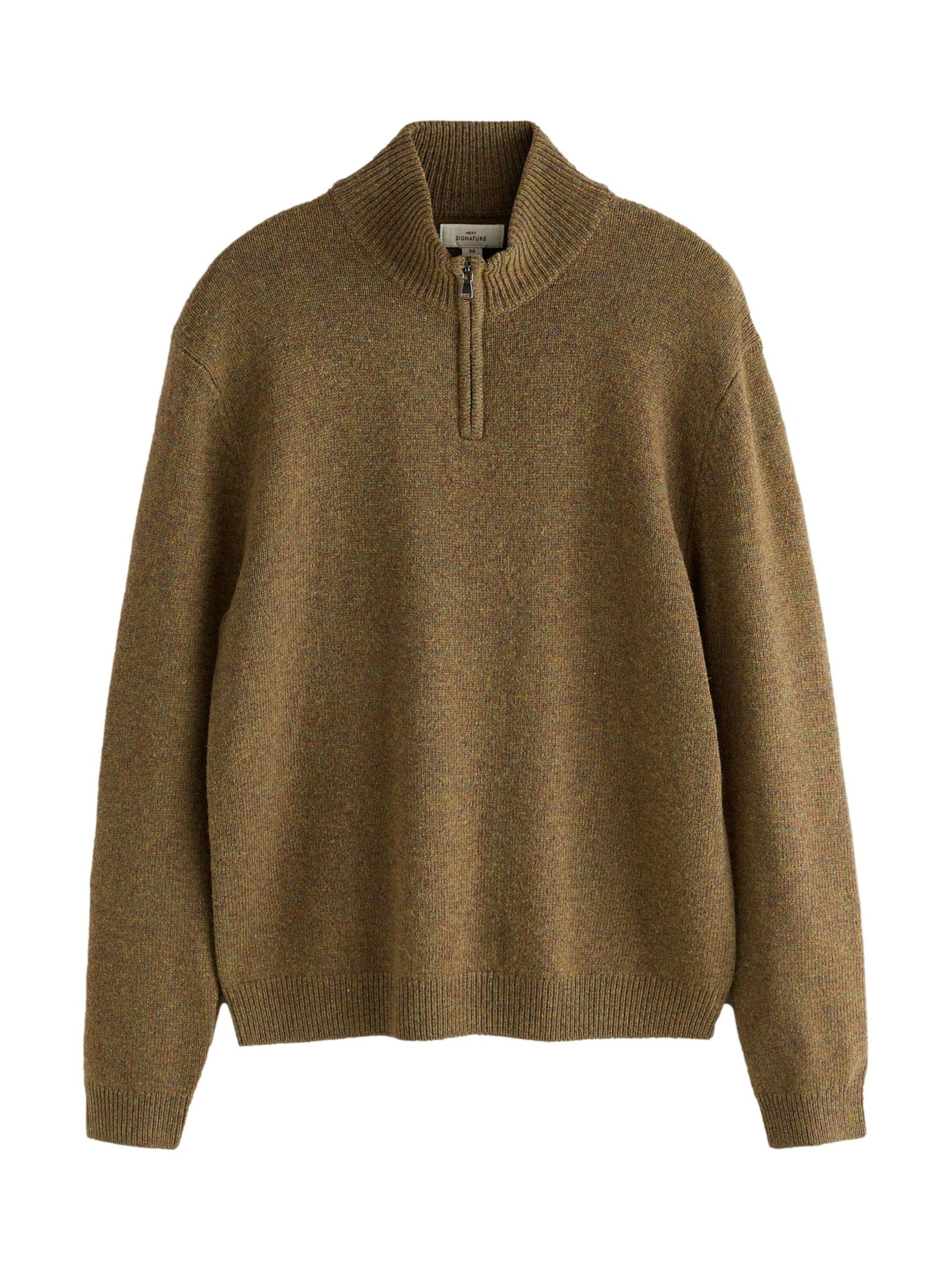 Next Pullover 'Signature' in Gelb: Vorderseite
