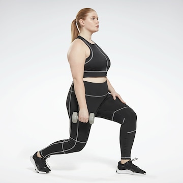 Reebok Skinny Sportovní kalhoty – černá