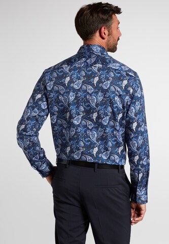 ETERNA Regular fit Button Up Shirt in Blue