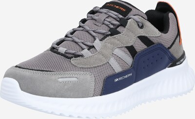 SKECHERS Sneakers laag in de kleur Blauw / Grijs / Sinaasappel, Productweergave