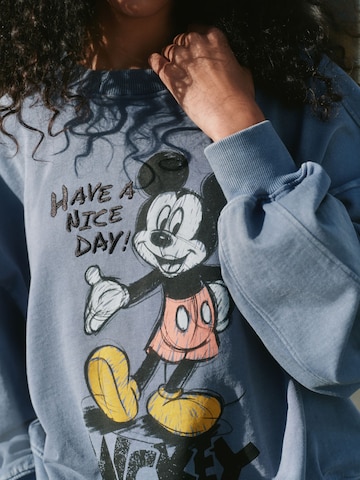 Next Sweatshirt 'Mickey Mouse' in Blau