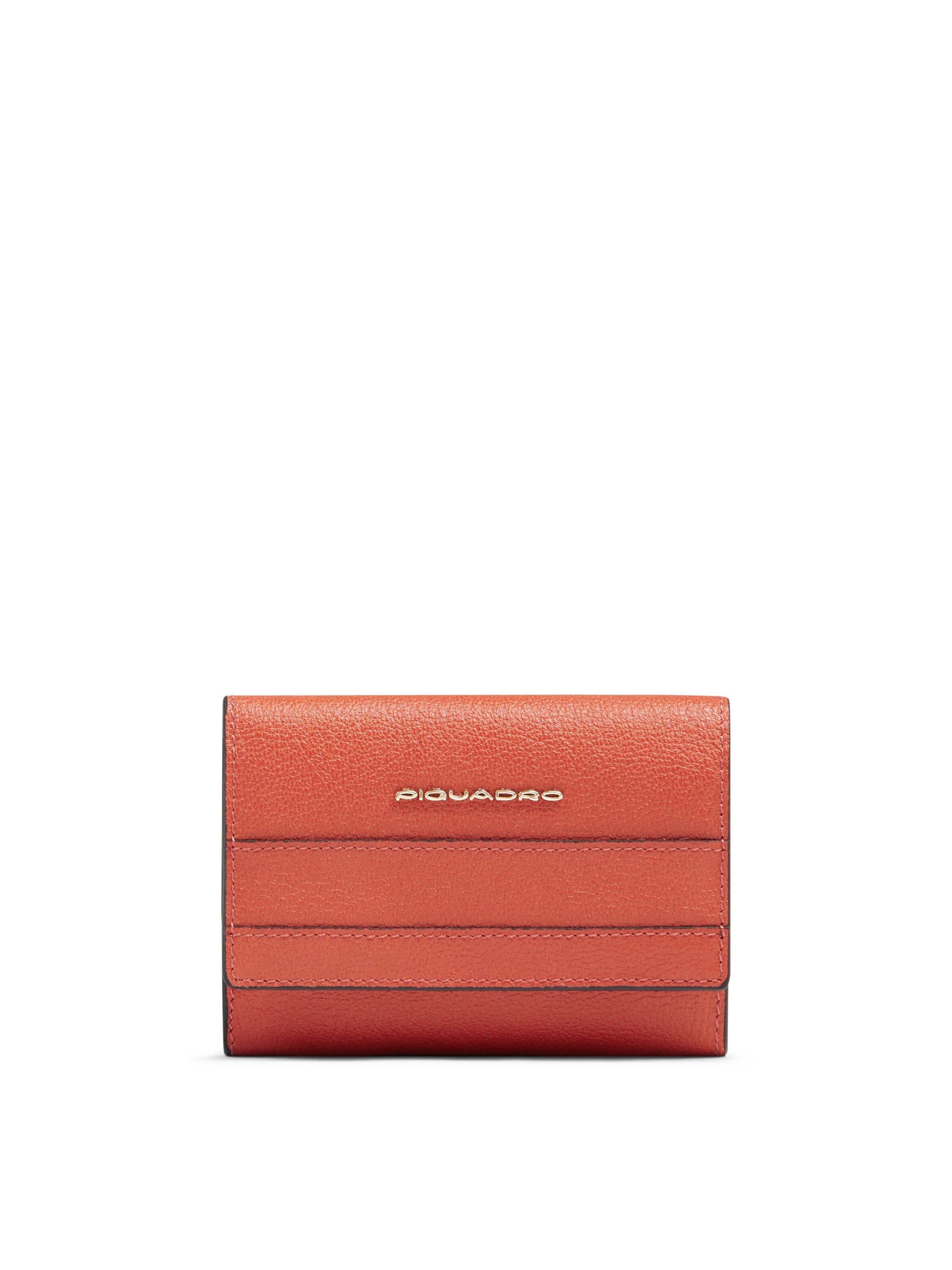 Piquadro Wallet in Orange: front