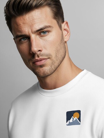 Neverless Sweatshirt 'Neverless Expedition' in White