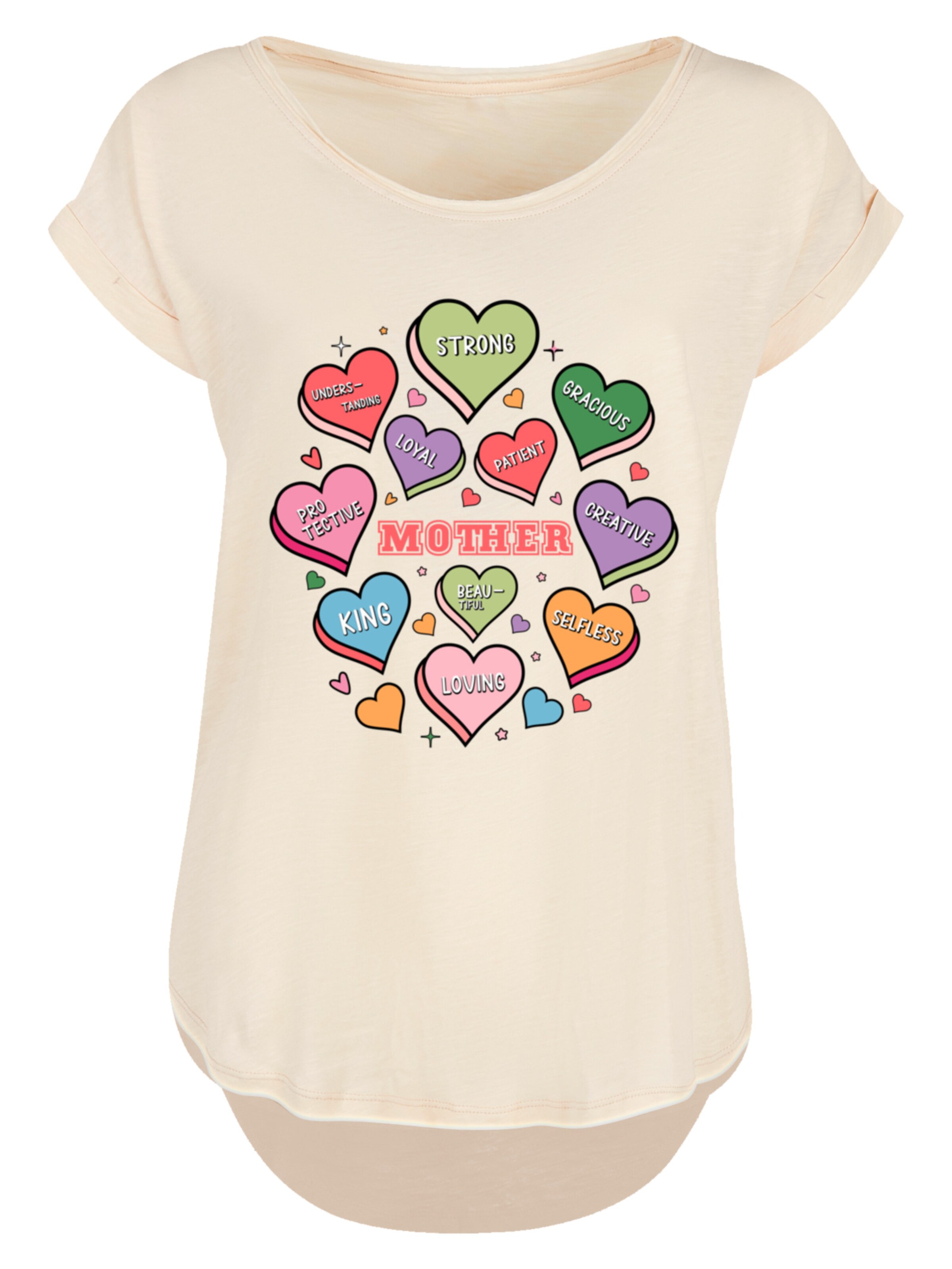 F4NT4STIC Shirt in Beige: front