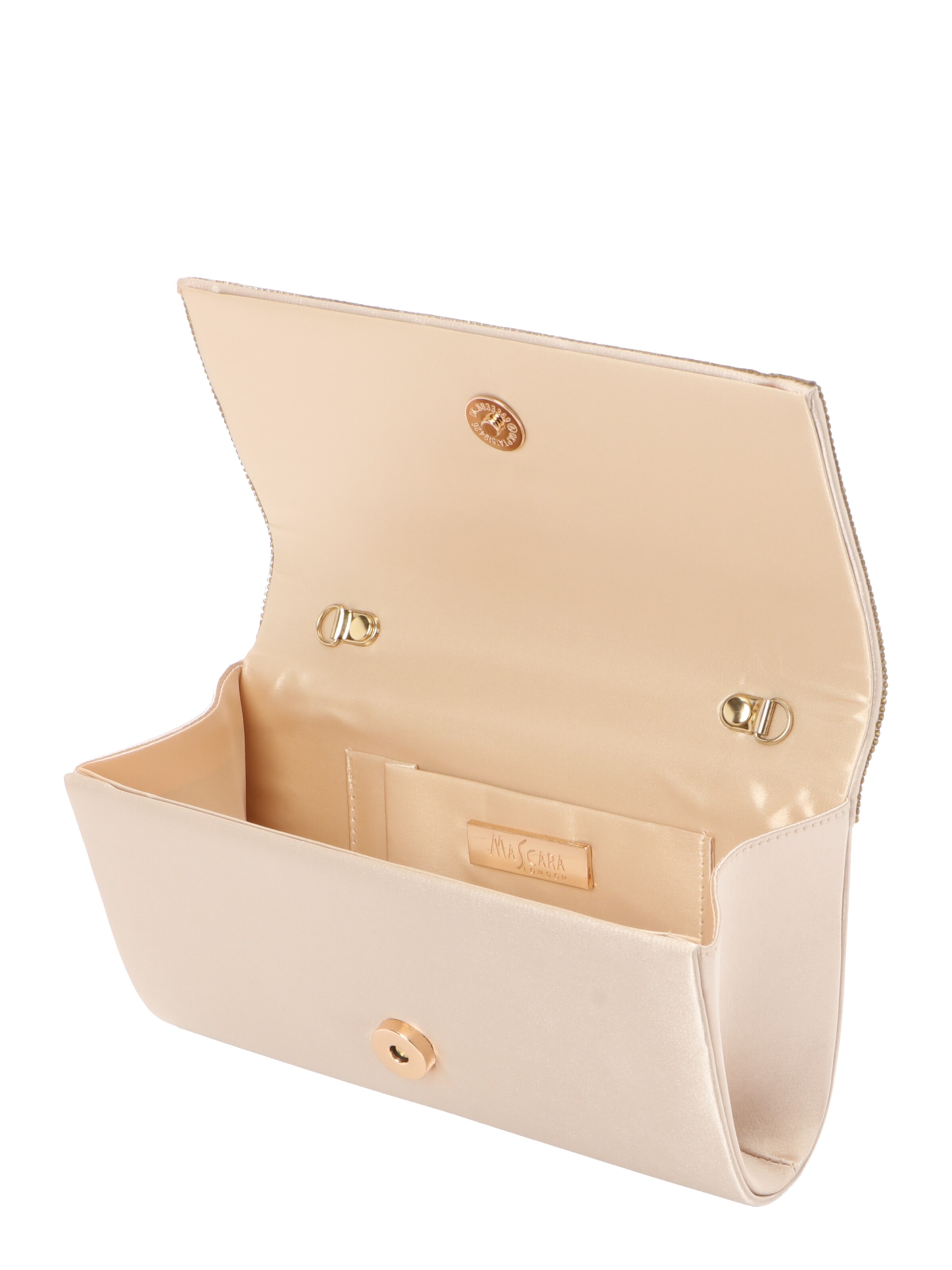 Clutch de la mascara pe auriu