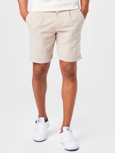 JACK & JONES Kalhoty se sklady v pase 'Milton' - béžová / velbloudí, Model/ka