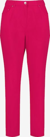 SAMOON Regular Jeans in Pink: front