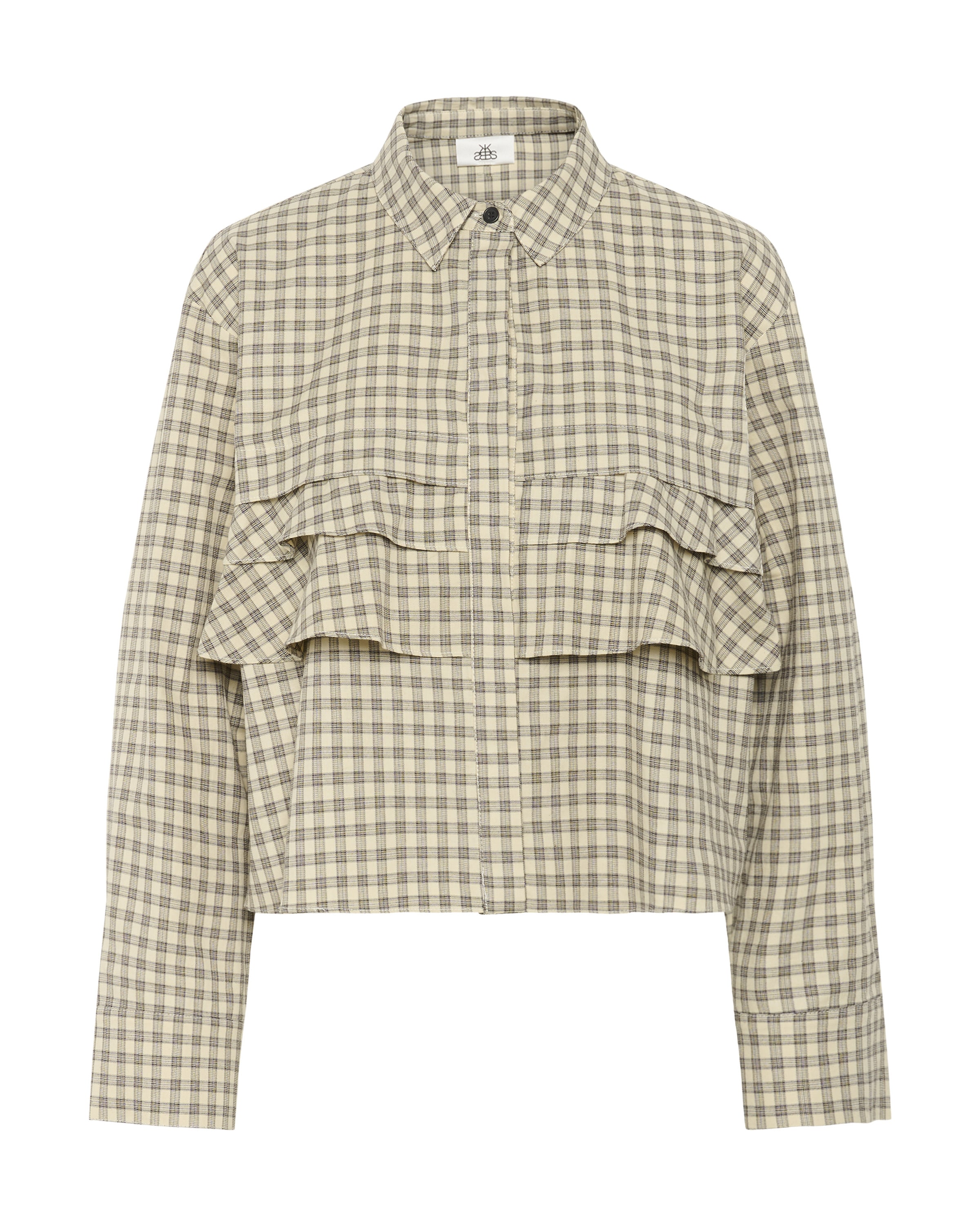 KAREN BY SIMONSEN - Camisa 'Billie Nilla' em bege: frente