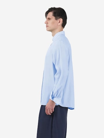 Giesto Regular fit Button Up Shirt in Blue: front