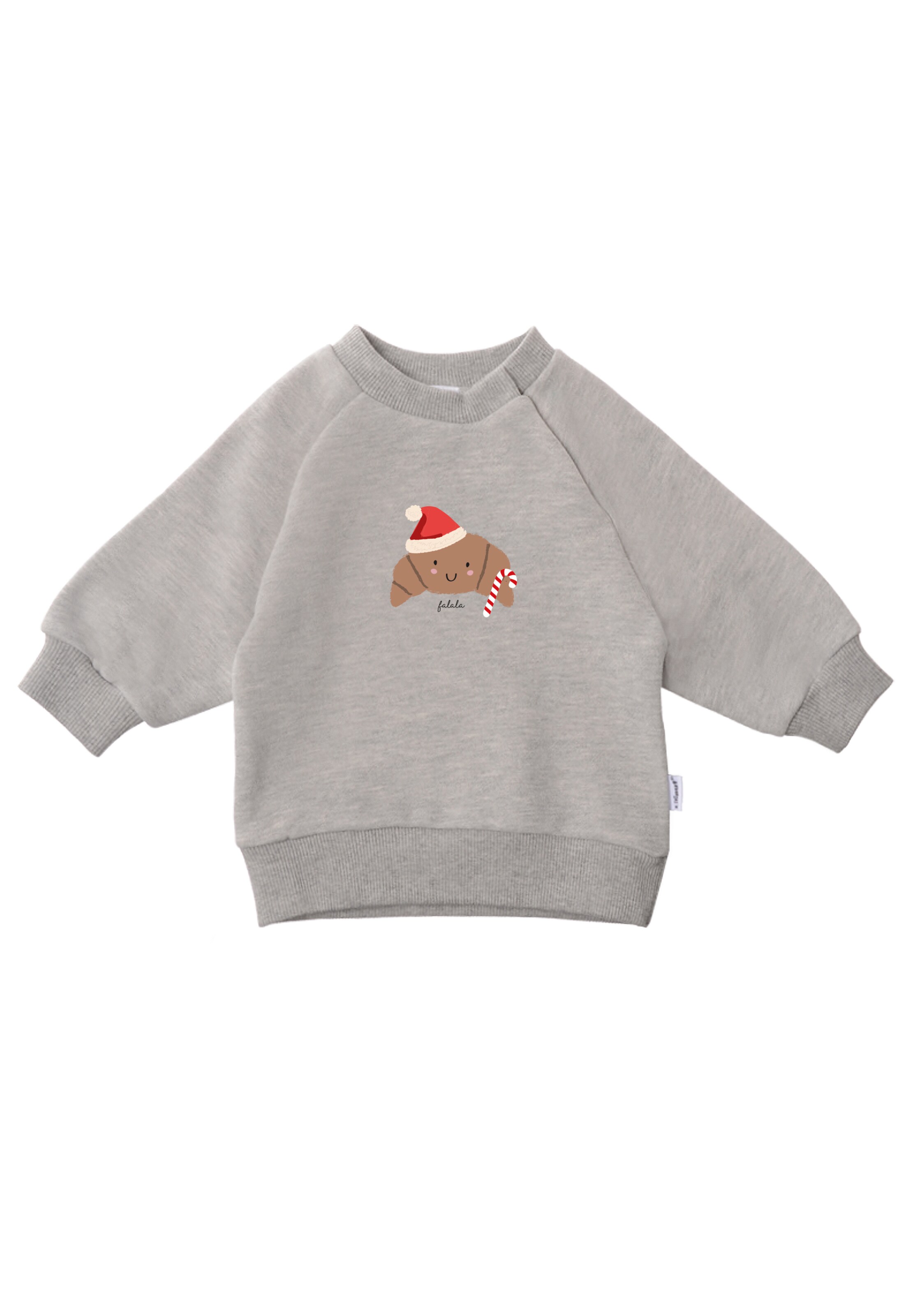 LILIPUT Sweatshirt 'Croissant' in Grau: Vorderseite