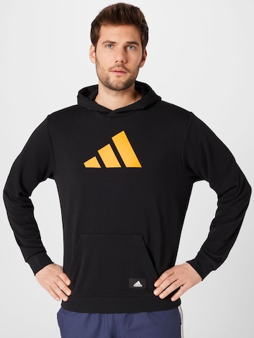 ADIDAS PERFORMANCESportska sweater majica - crna boja: prednji dio