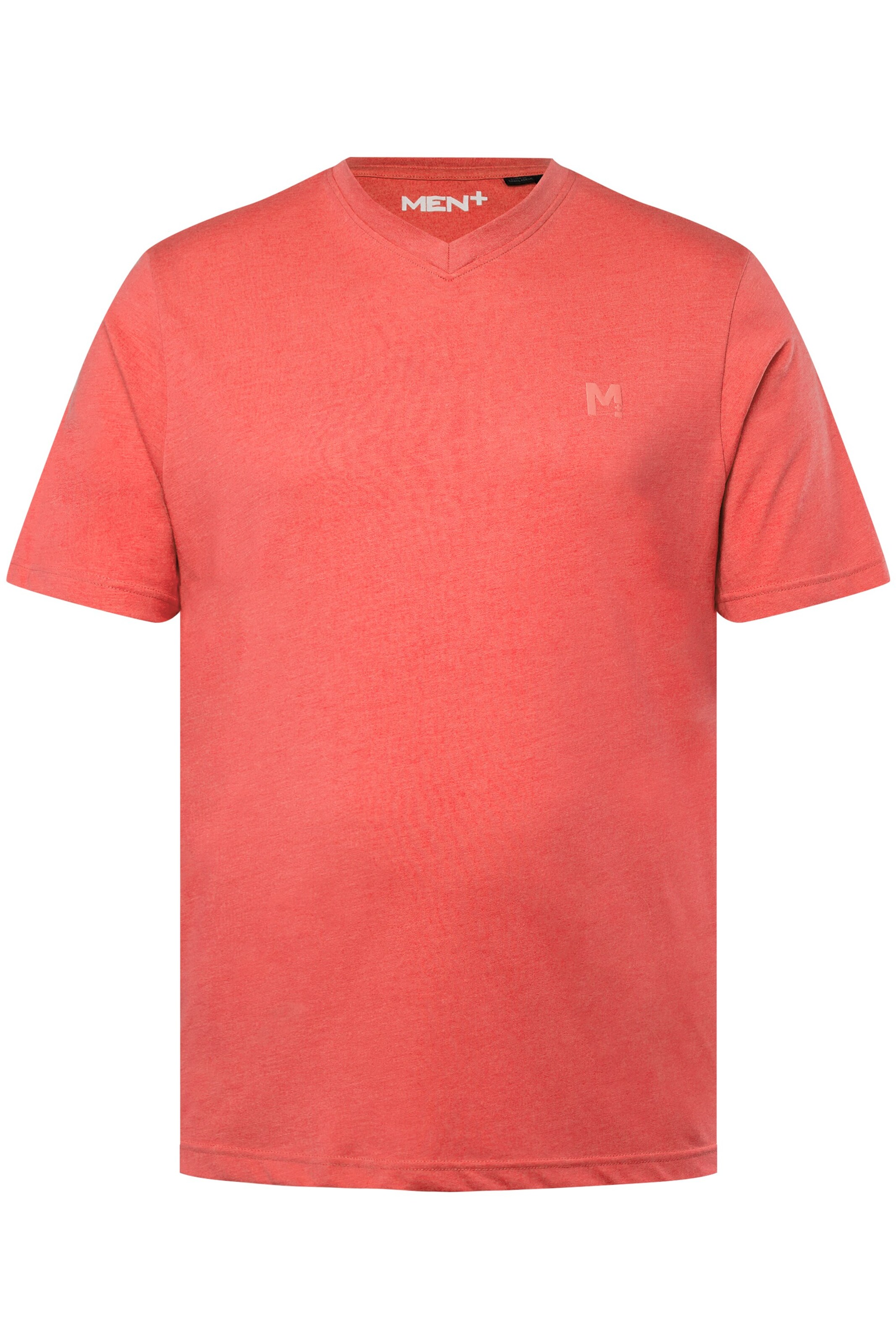 Men Plus T-Shirt in Orange: Vorderseite