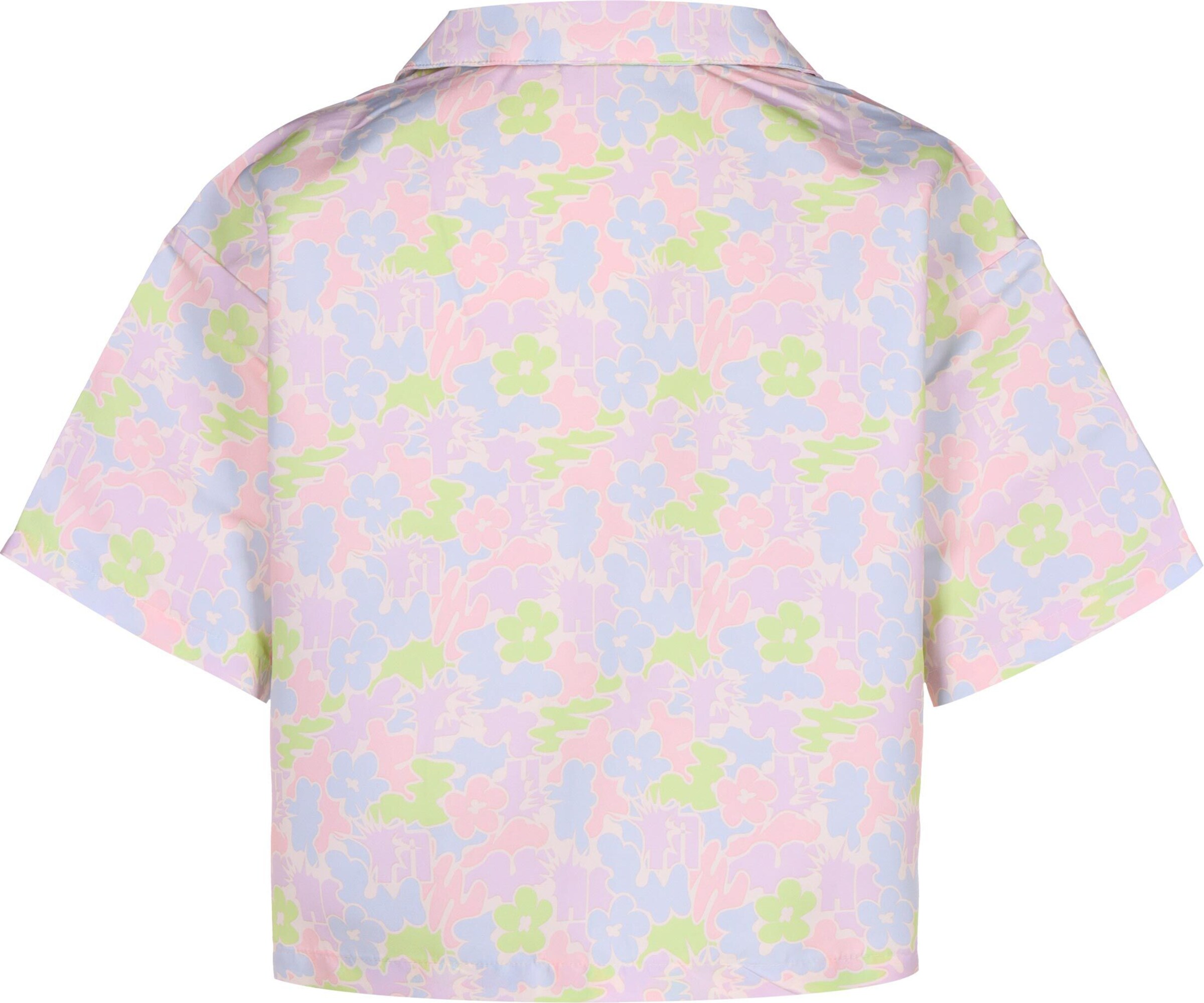 PUMA Athletic Button Up Shirt 'Summer Resort' in Mixed colors