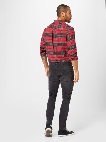 TOPMAN Skinny Jeans in Black