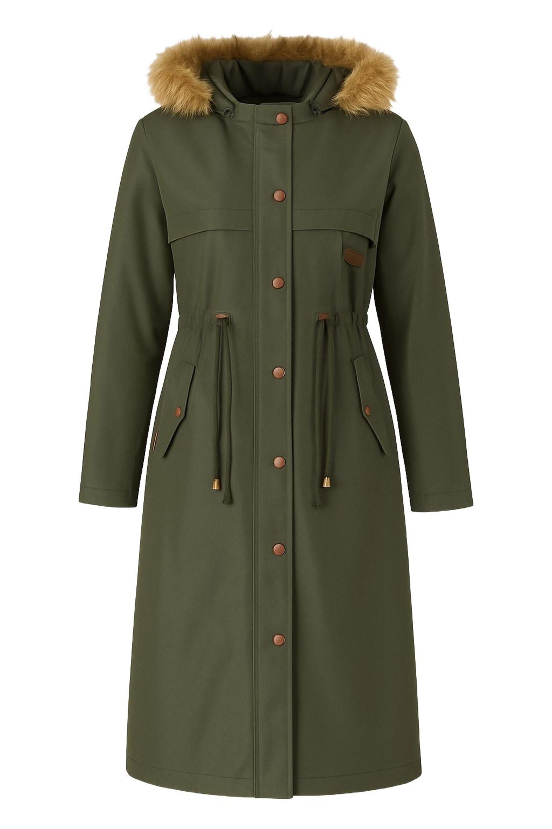 MODAMIHRAM Winterjacke in khaki, Produktansicht