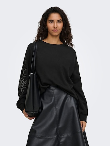 JDY Sweatshirt 'MESA' in Zwart: voorkant