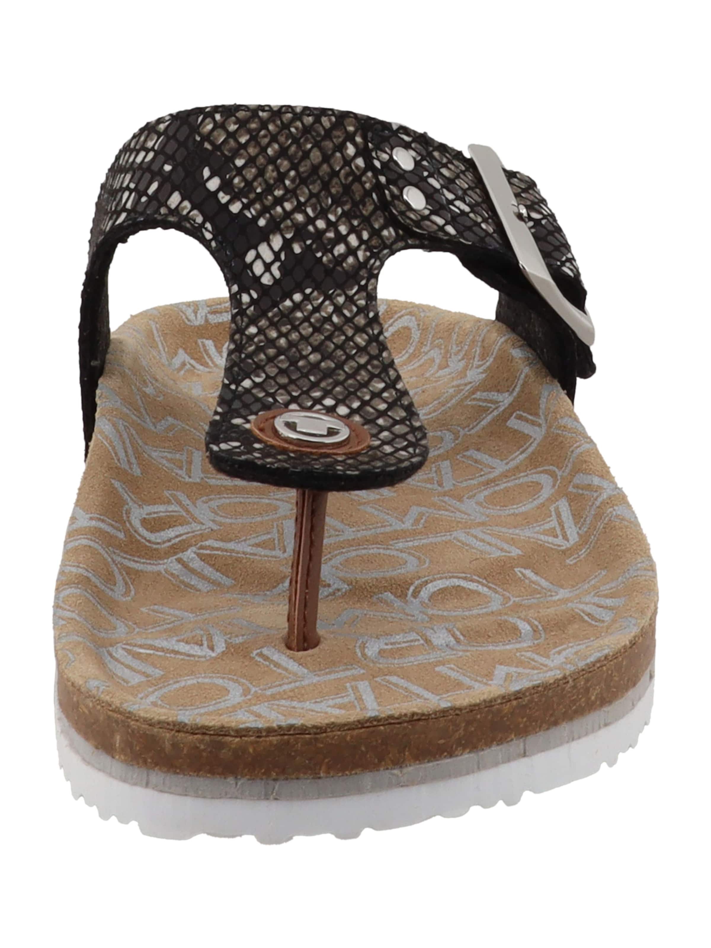 TOM TAILOR Zehentrenner in Schwarz