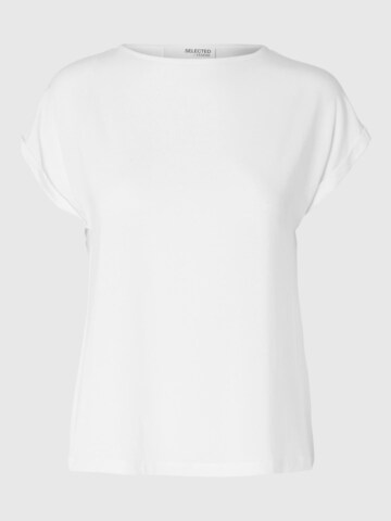 T-shirt SELECTED FEMME en blanc