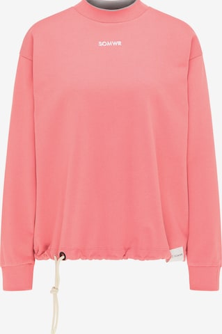 SOMWR Sweatshirt in Roze: voorkant