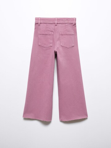 MANGO KIDS Loosefit Jeans in Lila