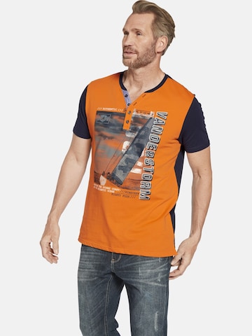 Jan Vanderstorm Shirt 'Munibert' in Orange: front