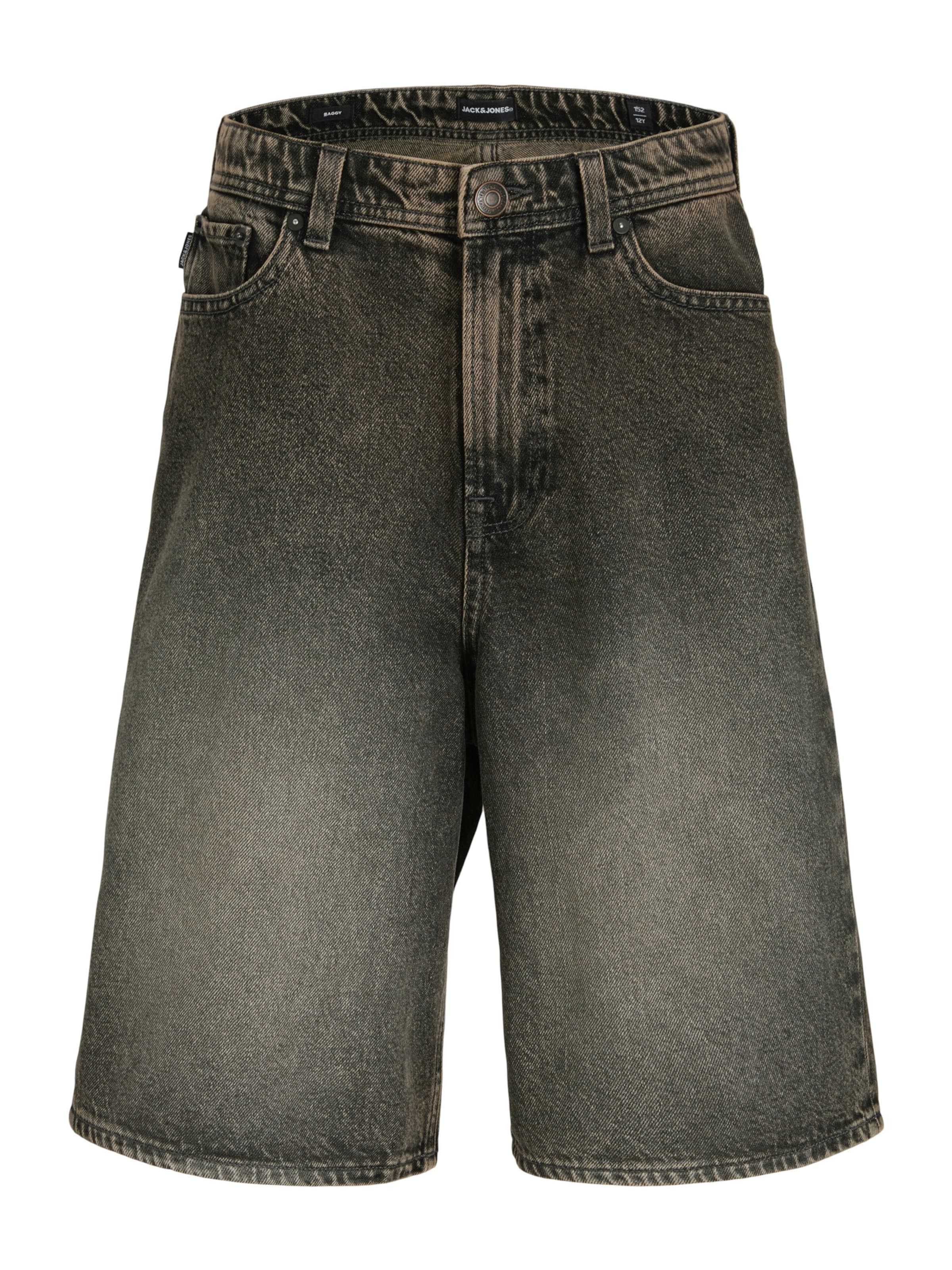 juoda Jack & Jones Junior Plačios klešnės Džinsai 'JJIRON JJORIGINAL': priekis