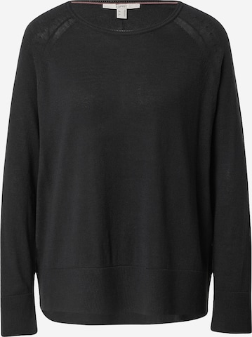 ESPRIT Sweater in Black: front