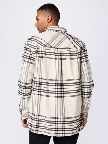 Urban Classics Comfort Fit Skjorta i beige