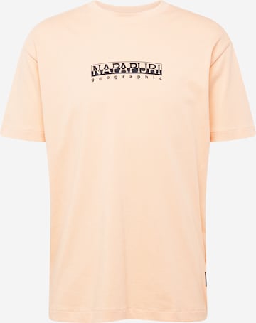 NAPAPIJRI T-shirt i rosa: framsida