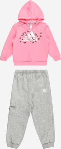 ADIDAS SPORTSWEAR Tracksuit 'Bagde of Sport Graphic' in Pink: front