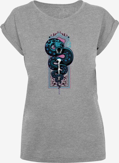 F4NT4STIC T-shirt 'Harry Potter Neon Nagini' en bleu / gris / rose / noir, Vue avec produit