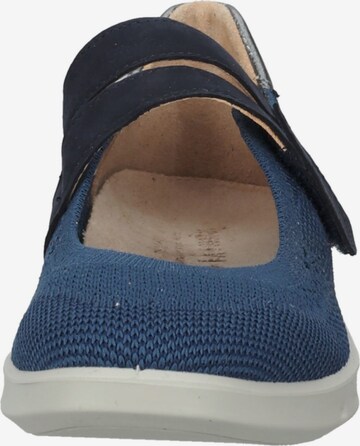 Legero Ballet Flats with Strap in Blue