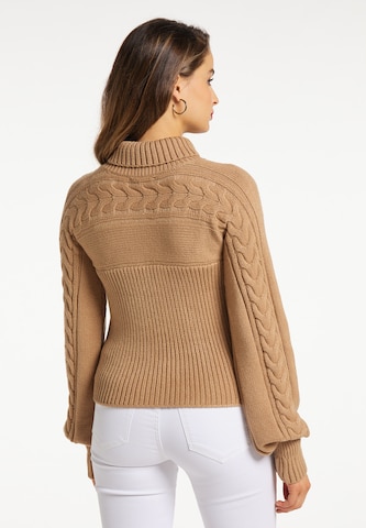 Pull-over faina en marron