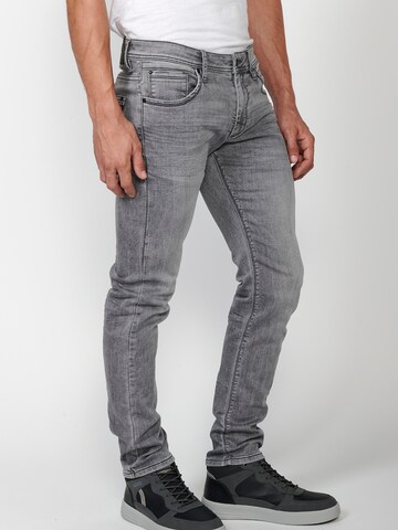 KOROSHI Slim fit Jeans in Grey: front