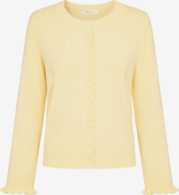 SASSYCLASSY Knit cardigan in Yellow: front