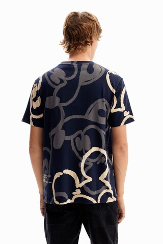 Desigual T-shirt 'Arty Mickey Mouse' i blå